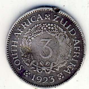 SAU 1923 Three pence