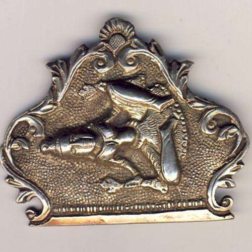 Indian Silver brooch as per scan 21 grams @@@ Crazy R1 Start