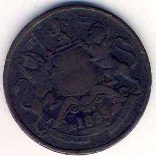 East India Company 1835 half anna