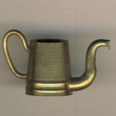 Printers Tray niknaks - Brass Coffee Pot