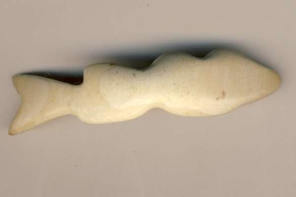 Ivory fish carving - as per scan
