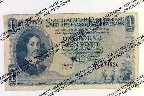 MH de kock 3rd issue 1955 One pound