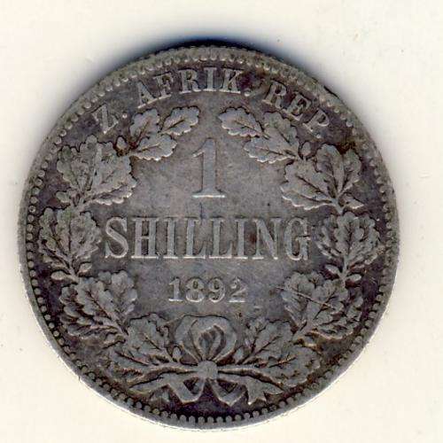 ZAR 1892 Shilling - nice coin