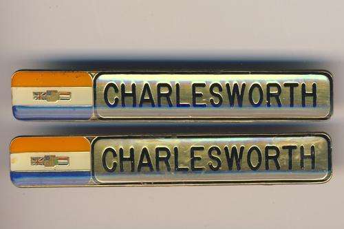 Set of SADF Name tags with old SA Flag - Charlesworth