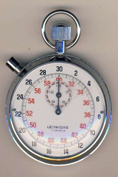 Leonidas pocket stop watch - working