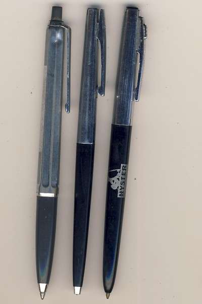 Lot of 3 pens - need new ink - Ballograf, Sheaffei, Eversharp