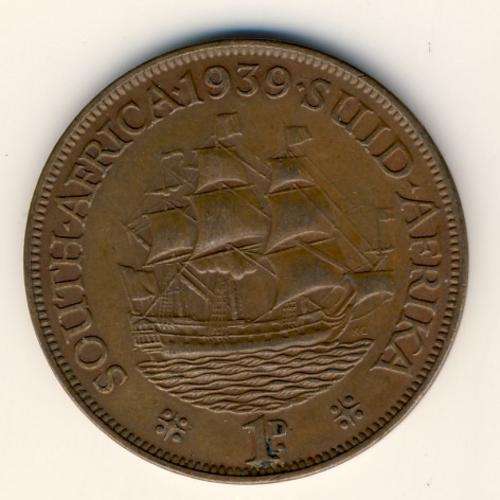 SAU Bronze 1939 Penny XF