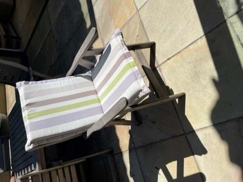 10 Seater Solid Teak Patio Table and Chairs