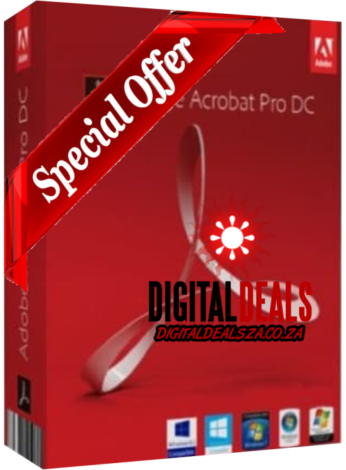Adobe Acrobat DC Pro 2020 for Windows (Once-off)