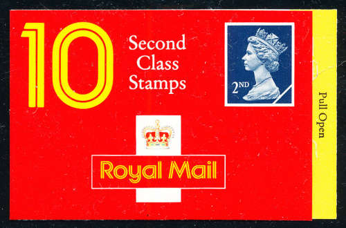 Great Britain Stamp Booklets - 1990 - booklet of ten deep blue stamps - complete mint unhinged