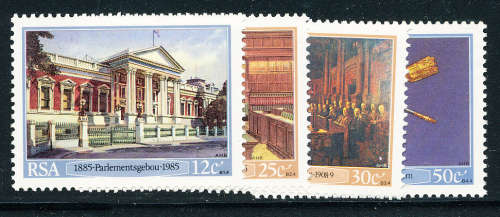 South Africa  1985 - Cape Parliament - set of 4 mint unhinged . SACC 588-591 .