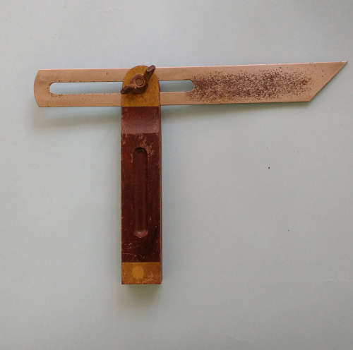 Rabone Chesterman Mahogany Bevel with steel blade in good used condition ,Postage R50 .
