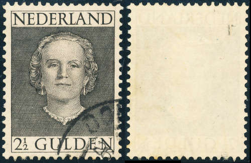 Netherlands - 1949 - Queen Juliana - 2½g sepia fine used . SG 699 .