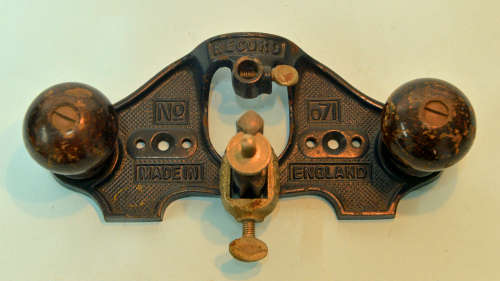 Record No. 71 vintage router plane with ½ inch cutter . See photos .