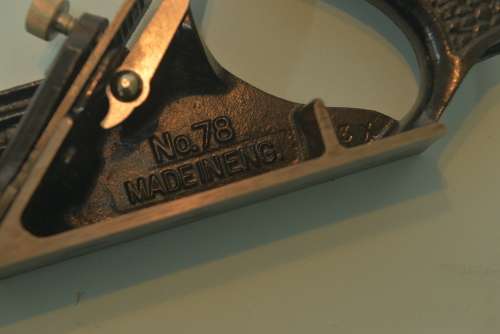 Stanley No. 78 - Vintage Plane - Very fine condition