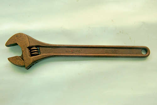 Tools - Gedore - Adjustable spanner 305 mm overall good used working condition .