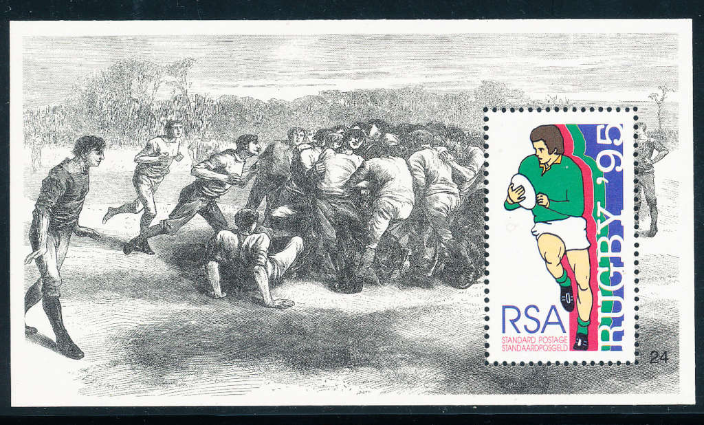 South Africa - 1995 - Rugby World Cup - m/sheet mint unhinged - SACC 898