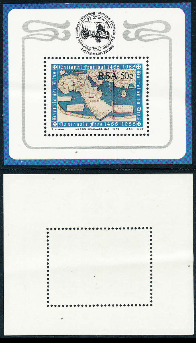 South Africa - 1988 - Dias - Foundation m/sheet mint unhinged . SACC 649 .