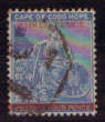 Cape Of Good Hope - 1879 - Surch - 3d on 4d blue fine used.