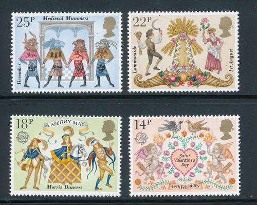 Great Britain - 1981 - Folklore - set of 4 mint unhinged (SG 1143-1146).