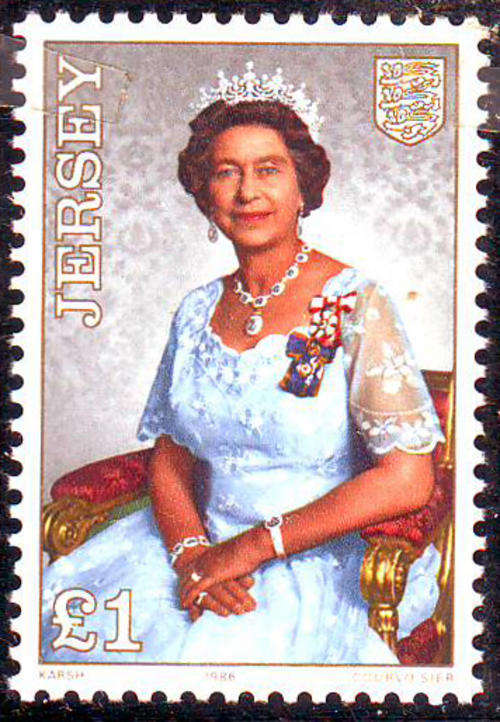 Jersey - 1986 - 60th Birthday of Queen Eli-2 L1 u.m.