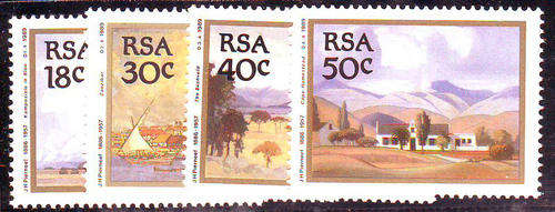 South Africa - 1989 - Pierneef Paintings - set of 4 mint unhinged.