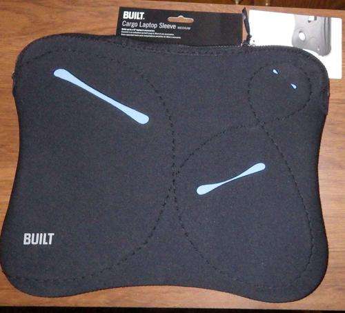Black Cargo Laptop Sleeve 13"-15" by Built