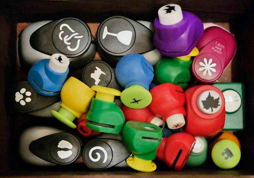 25x Creative paper punches, assorted