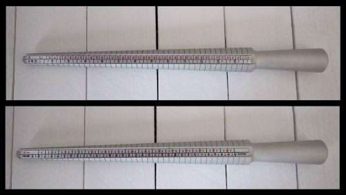 Aluminium Ring Sizer/Stick (no rings)