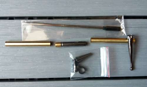 5x Gun Metal Dayacom Slimline Pen Sets