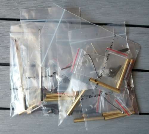 5x Gun Metal Dayacom Slimline Pen Sets