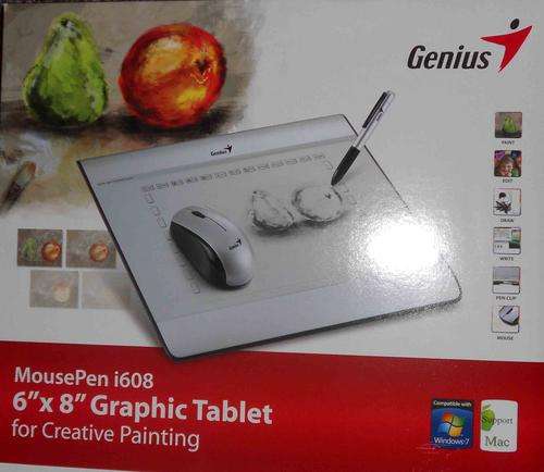 Genius MousePen i608 Graphic Tablet with Pen and Mouse