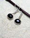 Black Onyx  925 Sterling Silver Earrings