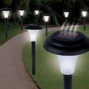 1 LED Solar Garden Lights for Outdoor - Set of 8 per Box