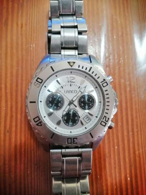 Genuine LANCO Men Watch Used Stainless Steel
