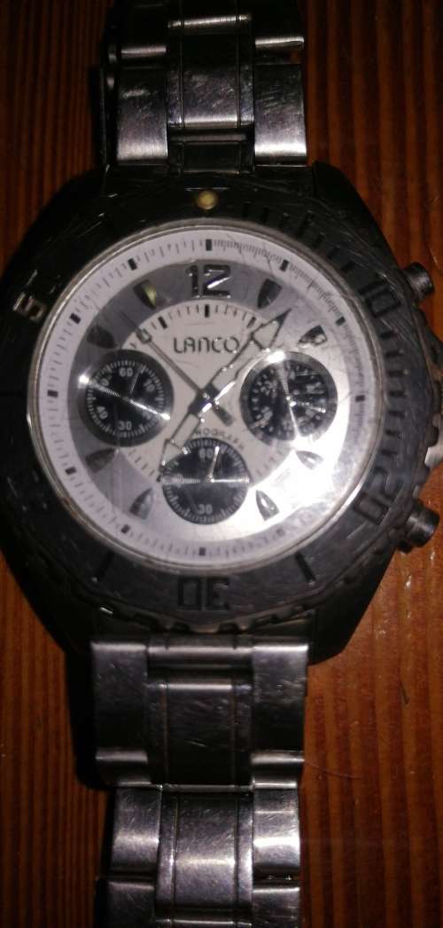 Genuine LANCO Men Watch Used Stainless Steel