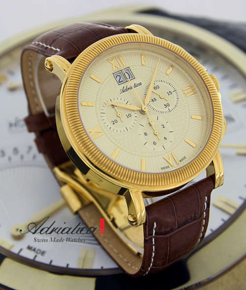 WOW! SWISS MADE MENS CHRONOGRAPH ADRIATICA A8135.1261CH! WOW!