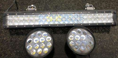 Led bar and 2 spotlights