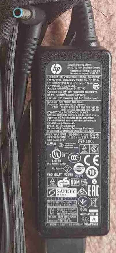 HP Laptop charger Small