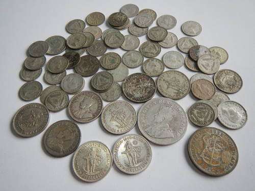 SILVER SA COINS MIXED - WEIGHT 149grams