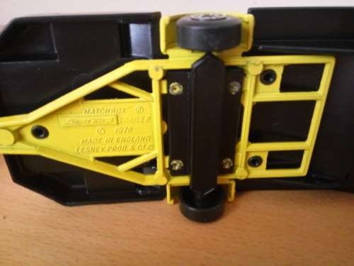 MATCHBOX K102 DODGE TEAM PORSCHE RALLY SUPPORT VAN & TRAILER VINTAGE/ORIGINAL