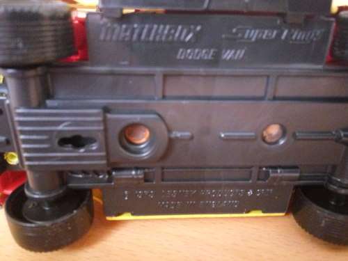 MATCHBOX K102 DODGE TEAM PORSCHE RALLY SUPPORT VAN & TRAILER VINTAGE/ORIGINAL