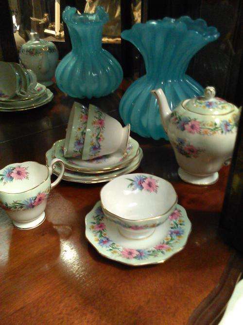 Extremely rare Cornflower Folley Tea 4 two in mint condition