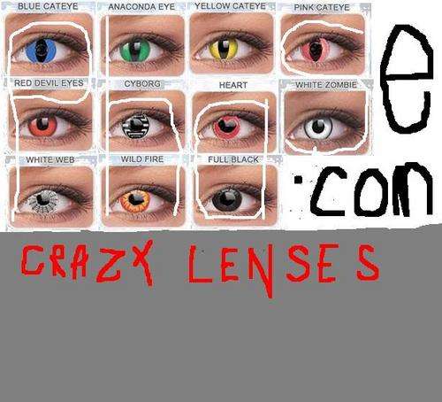 CONTACT LENSES CRAZY RANGE
