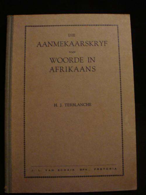 Die aanmekaarskryf van woorde in Afrikaans