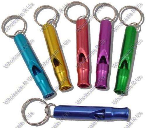 Promotional Keychain Aluminium Whistle Keyring