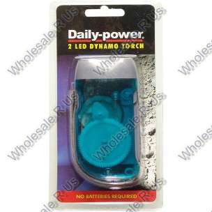Dynamo Torch Just Pump It - Forever 2 LED Flashlight No Batteries Required Ever 10cm