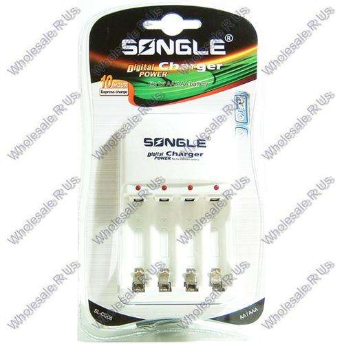 Charger Battery Digital Power Express Battery Charger for AA and AAA Rechargeable Batteries