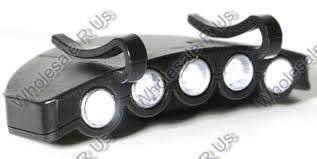 Ultra Bright 5 LED Headlamp Caplight Lightweight And Compact Gadget