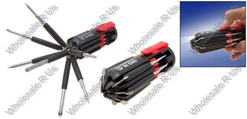 Screwdriver 8 in 1 Portable Multi Screwdriver Tool with LED Light